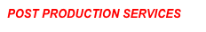Post Production Services