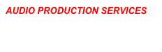 Audio Production Services